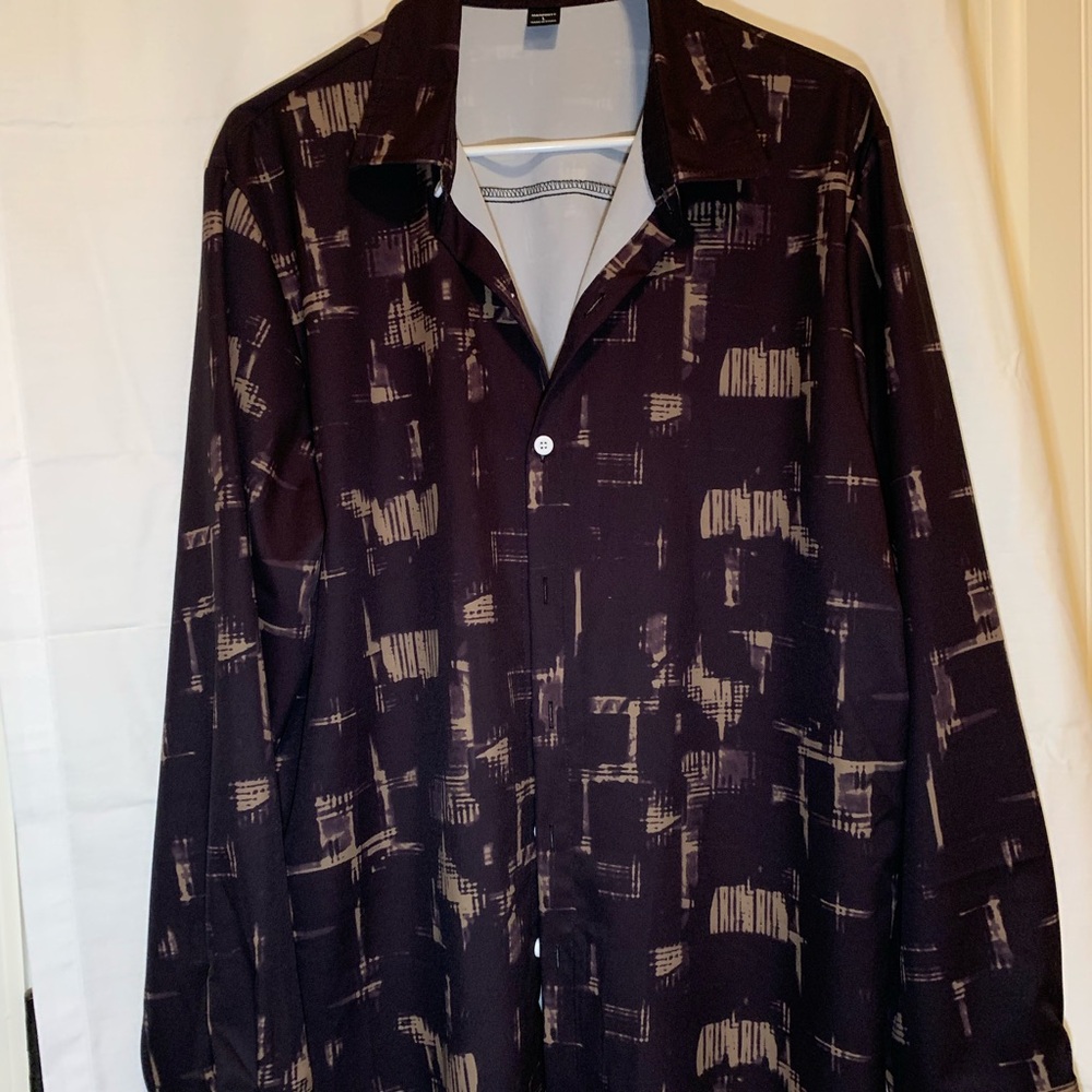 Manfinity long sleeve graphic Patterned Shirt